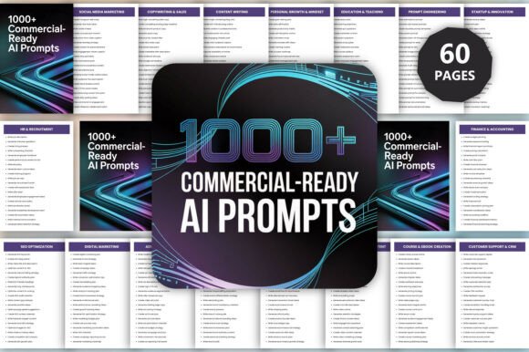 1000 Commercial-Ready AI Prompts for Business Growth