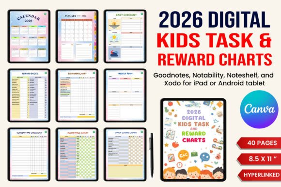 2026 Digital Kids Task Reward Charts Guide