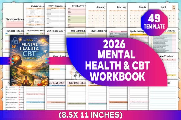 2026 Mental Health CBT Workbook: A Practical Tool
