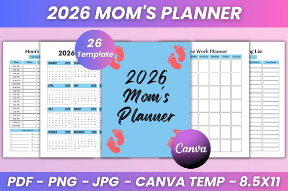 2026 Mom’s Planner KDP Interior: A Thoughtful Framework for Busy Lives