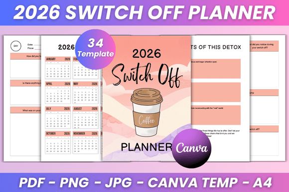 2026 Switch Off Planner KDP Interior: A Practical Evaluation for Digital Detox Planning