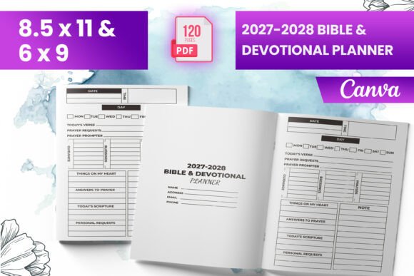 2027-2028 Bible Devotional Planner: Your Comprehensive Guide to Purposeful Daily Devotion and KDP Publishing Success