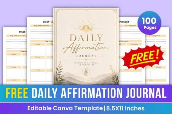Evaluating the Free Daily Affirmation Journal Canva Kdp for Your Self-Care Practice