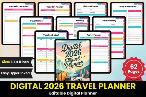 Master Your Travels with the Digital 2026 Travel Planner: A System for Seamless Journeys