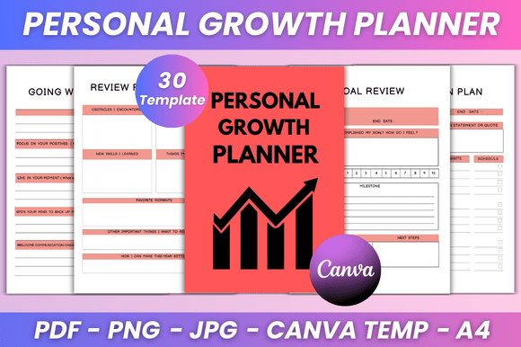 Personal Growth Planner KDP Interior