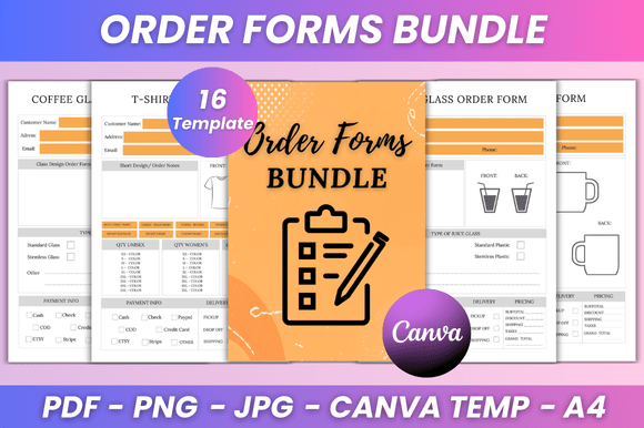 Simplify Your Merchandise Sales with the Order Forms Bundle KDP Interior