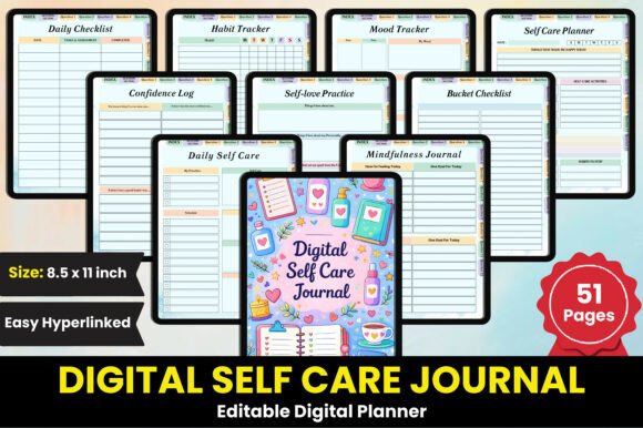 The Digital Self Care Journal: A Practical Tool for Real Life