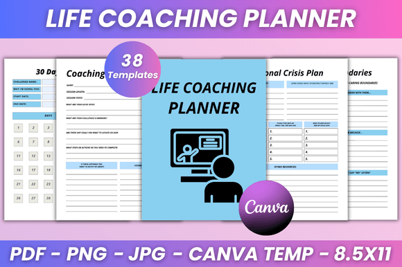 The Life Coaching Planner KDP Interior: Your Personalized Path to Growth and Clarity