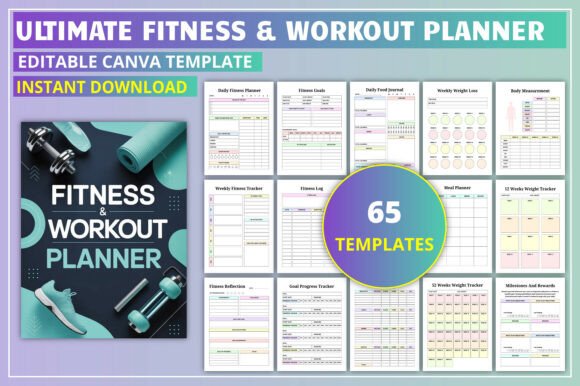 Ultimate Fitness Workout Planner: Your All-in-One Health Companion