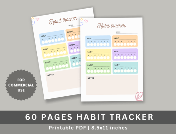 Unlock the Power of Routine with the 60 Pages Habit Tracker KDP