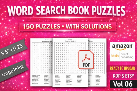 Word Search Puzzle Book with Answers for Focus and Fun